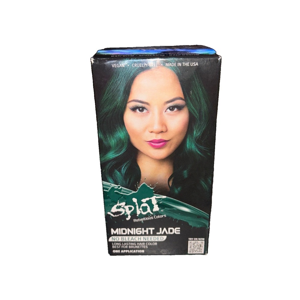 Splat Rebellious Colors 30 Wash No Bleach Needed Original Kit (Midnight Jade)